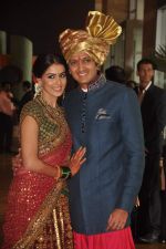 Genelia D Souza, Ritesh Deshmukh at Honey Bhagnani wedding in Mumbai on 27th Feb 2012 (197).JPG